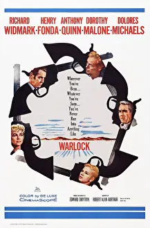 Films By Edward Dmytryk Prints: WARLOCK, clockwise from top left: Henry Fonda