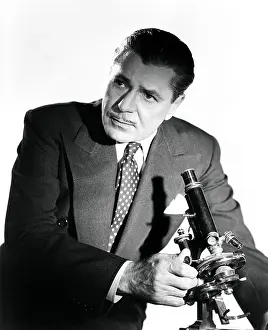 Warner Prints: Warner Baxter, in one of the ten Crime Doctor films he made between 1940-49