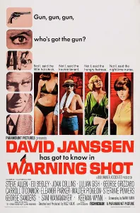 Stefanie Prints: WARNING SHOT, US poster art, David Janssen