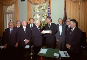 Earl Prints: The Warren Commission present their report on the assassination of President Kennedy