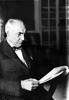 Reading Prints: Warren G. Harding, 29th President of the United States (1921-1923)