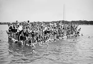 Olympics Prints: Warren Kealoha (lower left), Hawaiian Olympic swimmer