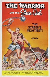 Images Dated 10th June 2014: THE WARRIOR AND THE SLAVE GIRL, (aka LA RIVOLTA DEI GLADIATORI), US poster, 1958