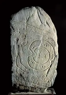 Caceres Prints: Warrior stele from Solana de Cabaas