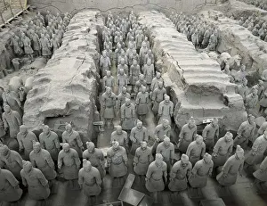 Chinese Prints: Warriors of Xi'an. 221 -206 BC; Terracotta Army