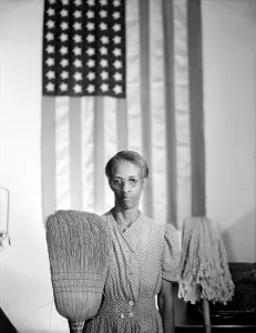 African American Prints: Washington D.C. Government charwoman, by Gordon Parks, August, 1942