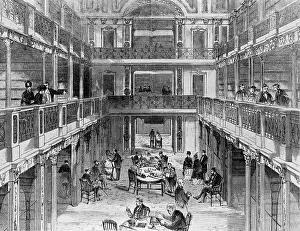 Library Prints: Washington, D.C. The Library of Congress in the U.S. Capitol Building. 1853