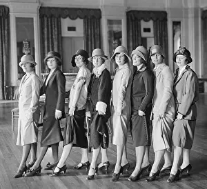 Flappers Prints: Washington Debs rehearsing for comedy March 25