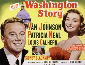 Johnson Prints: WASHINGTON STORY, Van Johnson, Patricia Neal, 1952