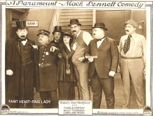 Police Uniform Prints: WATCH YOUR NEIGHBOR, 4th from left: Mary Thurman on lobbycard, 1918