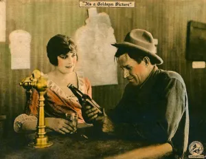 Rich Prints: WATER, WATER, EVERYWHERE, l-r: Irene Rich, Will Rogers on lobbycard, 1920