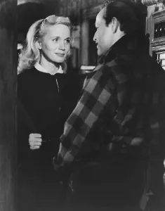 Plaid Jacket Prints: ON THE WATERFRONT, from left: Eva Marie Saint, Marlon Brando, 1954