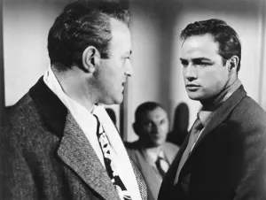 Images Dated 17th December 2014: ON THE WATERFRONT, from left: Lee J. Cobb, Marlon Brando, 1954