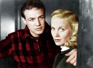 Images Dated 6th October 2014: ON THE WATERFRONT, from left: Marlon Brando, Eva Marie Saint, 1954