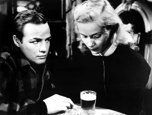 Plaid Coat Prints: ON THE WATERFRONT, Marlon Brando, Eva Marie Saint, 1954