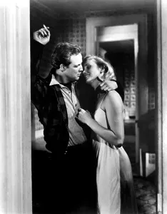 Negligee Prints: ON THE WATERFRONT, Marlon Brando, Eva Marie Saint, 1954