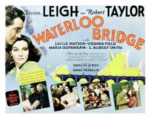 Moustache Prints: WATERLOO BRIDGE, top from left: Robert Taylor, Vivien Leigh, 1940
