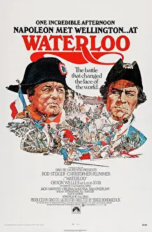 Napoleon Prints: WATERLOO, US poster art, from left: Rod Steiger, Christopher Plummer, 1970