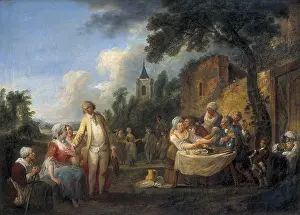 18th C Prints: WATTEAU de LILLE, Louis-Joseph Watteau