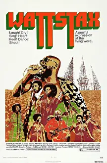 Johnnie Prints: WATTSTAX, US poster art, from top