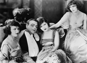 Lowell Prints: WAY DOWN EAST, Lowell Sherman, (second from left), 1920
