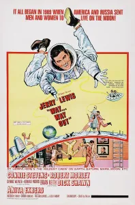Astronaut Prints: WAY... WAY OUT, US poster art, Jerry Lewis