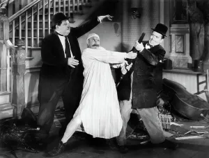 Hardy Prints: WAY OUT WEST, Oliver Hardy, James Finlayson, Stan Laurel, 1937