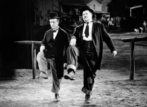Hardy Prints: WAY OUT WEST, Stan Laurel, Oliver Hardy, 1937