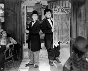 Hardy Prints: WAY OUT WEST, Stan Laurel, Oliver Hardy, 1937