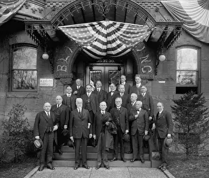 Prohibition Prints: Wayne Bidwell Wheeler, (Front row)