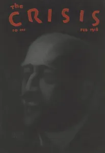 Pastel Prints: W.E.B. Du Bois portrait on the 1918 issue of THE CRISIS, the magazine of the NAACP