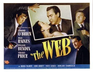 Price Prints: THE WEB, Edmond O'Brien, Ella Raines, Vincent Price, William Bendix, 1947