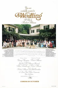 Bride And Groom Prints: A WEDDING, US advance poster, 1978