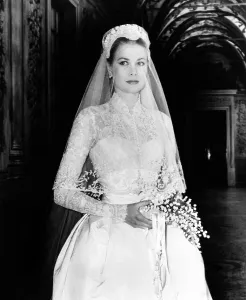 Wedding Dress Prints: THE WEDDING IN MONACO, Grace Kelly, 1956