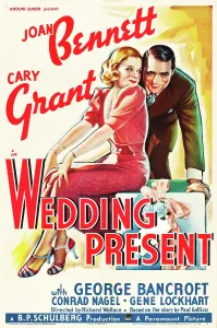 Images Dated 29th January 2013: WEDDING PRESENT, US poster art, from left: Joan Bennett, Cary Grant, 1936