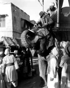 WEE WILLIE WINKIE, Anna May (elephant), Director John Ford, 1937. TM & Copyright (c) 20th Century Fox Film Corp. All rights reserved