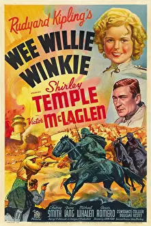 Mclaglen Prints: WEE WILLIE WINKIE, right from top: Shirley Temple