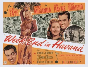 Romero Prints: WEEK-END IN HAVANA, Cesar Romero