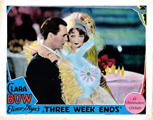 Neil Prints: THREE WEEKENDS, from left: Neil Hamilton, Clara Bow, 1928
