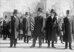 Formal Dress Prints: Welcome home Parade for President Woodrow Wilson