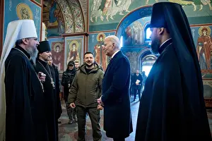 Ukraine Prints: Welcomed by Ukrainian Orthodox clerics