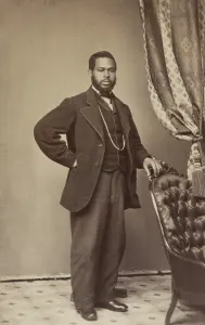 Gentleman Prints: Well-dressed African American man photographed by Benjamin F