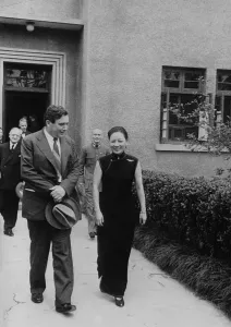 Wendell Prints: Wendell Wilkie and Madame Chiang Kai-shek in Chungking, China in Oct. 1942