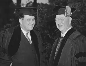 Knox Prints: Wendell Willkie and Frank Knox after receiving honorary degrees at Dartmouth College