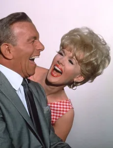 Burns Prints: WENDY AND ME, from left, George Burns, Connie Stevens, 1964-65
