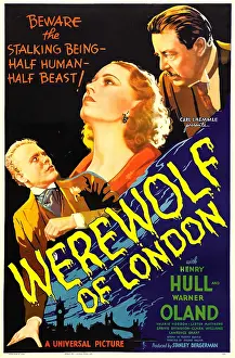 Valerie Prints: WEREWOLF OF LONDON, from left: Henry Hull, Valerie Hobson, Warner Oland, 1935