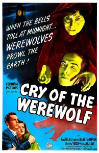 1944 Movies Prints: CRY OF THE WEREWOLF, US poster