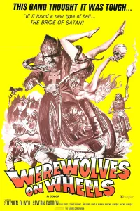 Werewolf Prints: WEREWOLVES ON WHEELS, poster, 1971