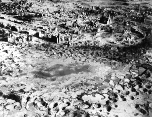 Lcgr1406 Prints: Wesel, Germany, a Nazi strategic depot, was intensely bombed in February and March 1945