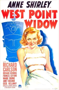 Widow Prints: WEST POINT WIDOW, US poster, Anne Shirley, 1941